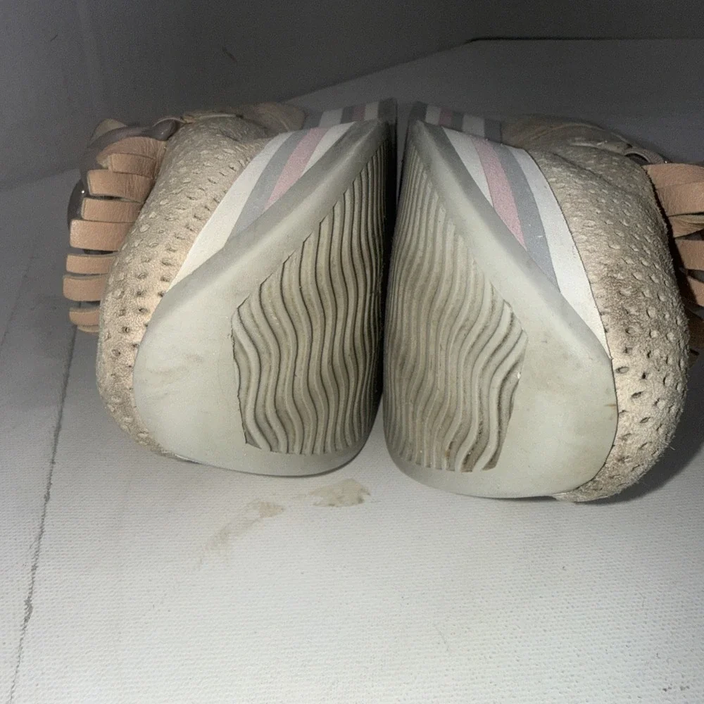 Softwaves Cadie Platform Sneakers Shoes Sand Beige 38 US 7.5 PreOwned‎